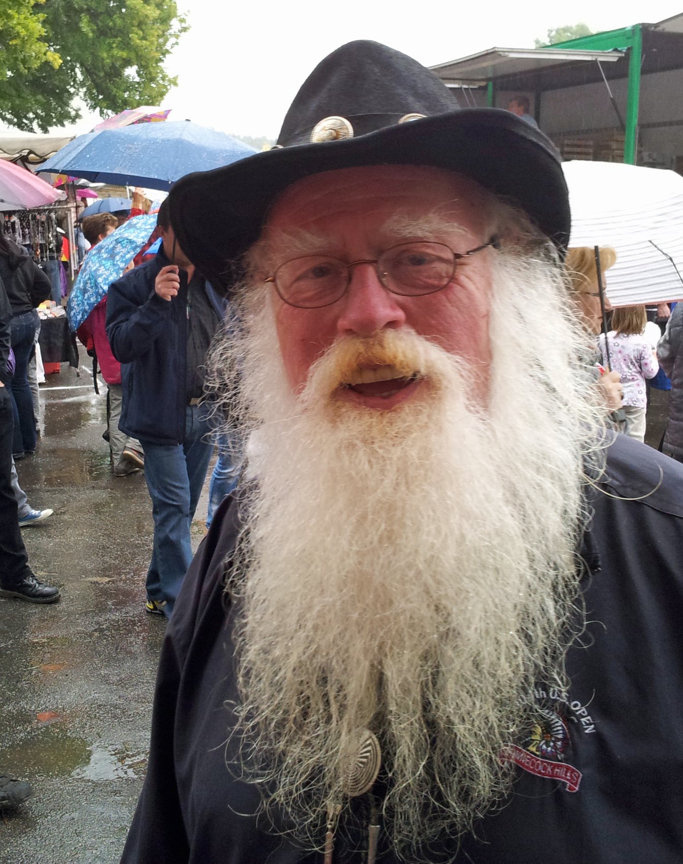 August von Dahl auf dem Beller Markt im Jahr 2011