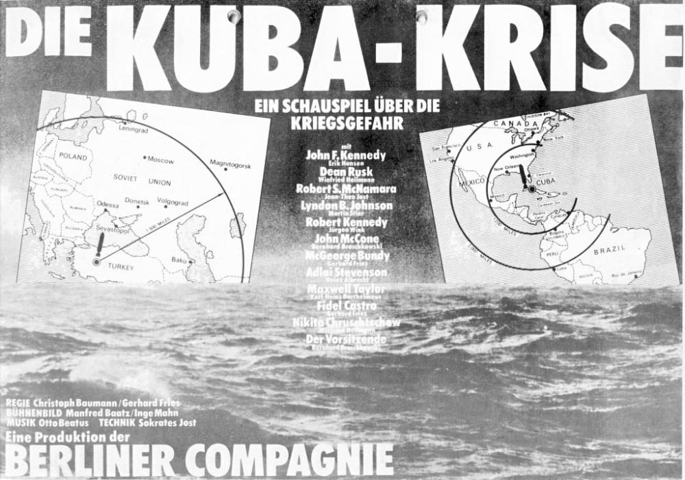 Berliner Compagnie spielt "Die Kuba-Krise" - Kirchberg, 14. Juni 1986