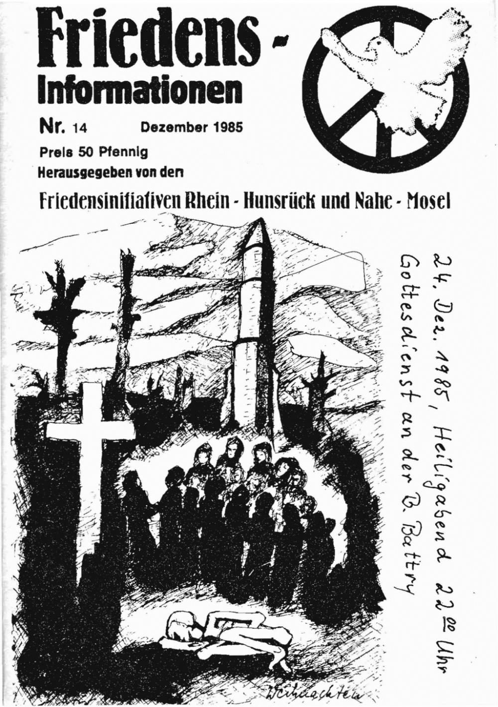 Friedensinfo 14 - Dezember 1985
