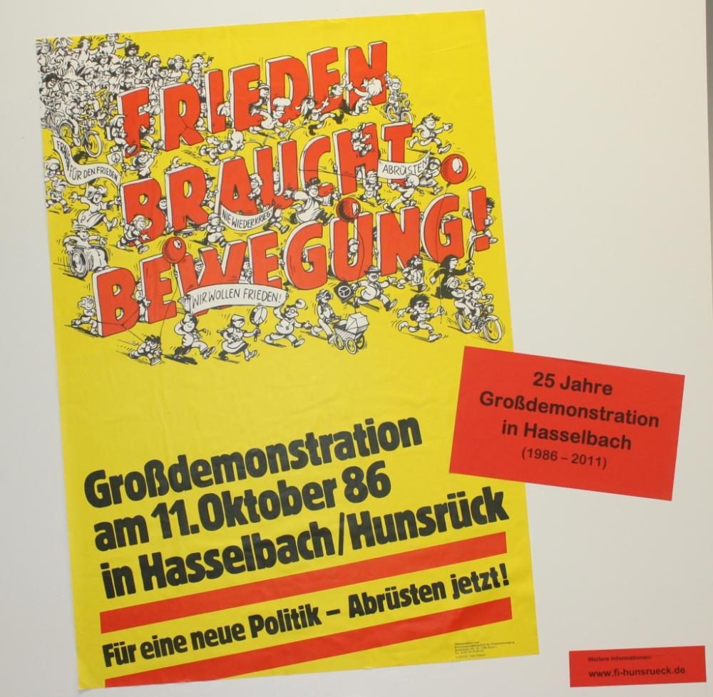 Sonderausstellung „25 Jahre Großdemonstration gegen die Atomare Bewaffnung