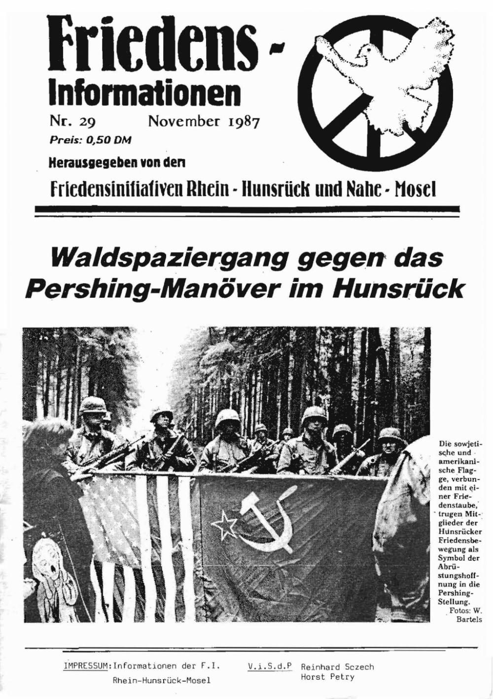 Friedensinfo 29 - November 1987