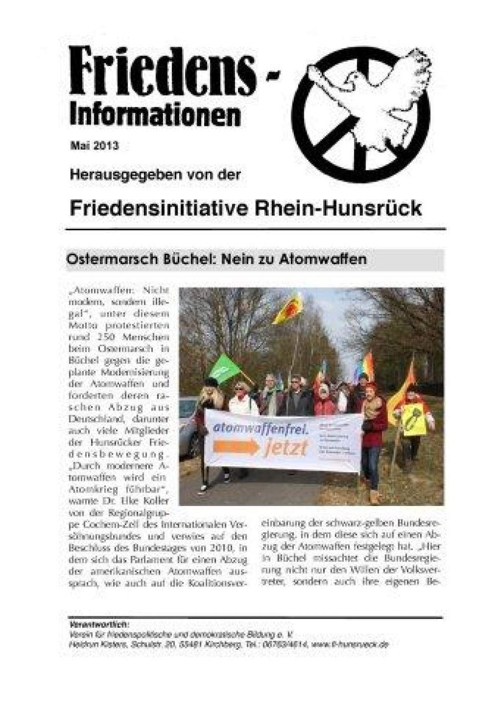 Friedensinfo II/2013 erschienen