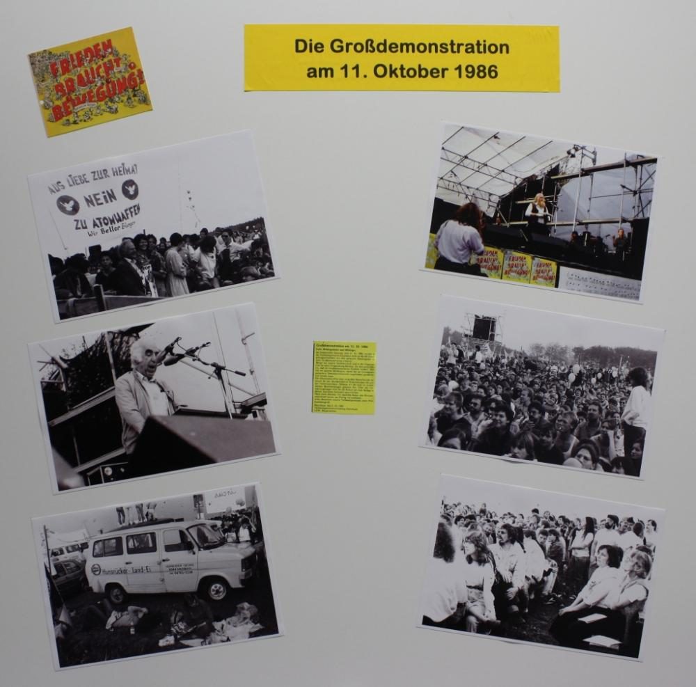 Ausstellung 25 Jahre Großdemo im Haus der regionalen Geschichte in Kastellaun