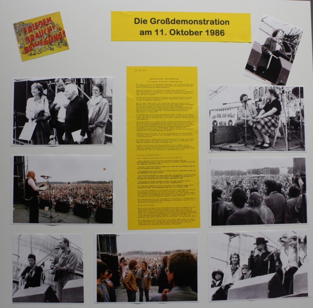 Ausstellung 25 Jahre Großdemo im Haus der regionalen Geschichte in Kastellaun