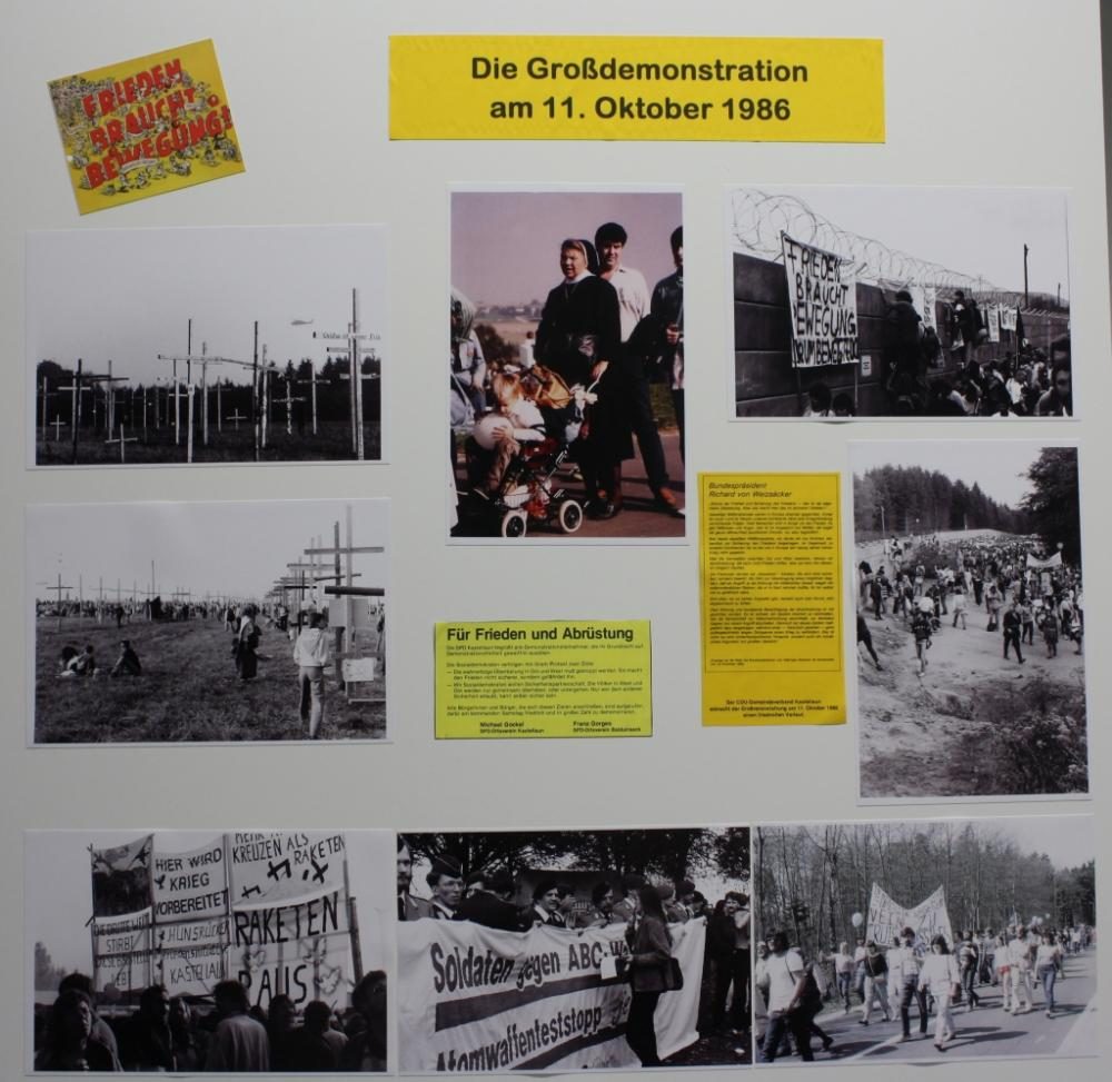 Ausstellung 25 Jahre Großdemo im Haus der regionalen Geschichte in Kastellaun