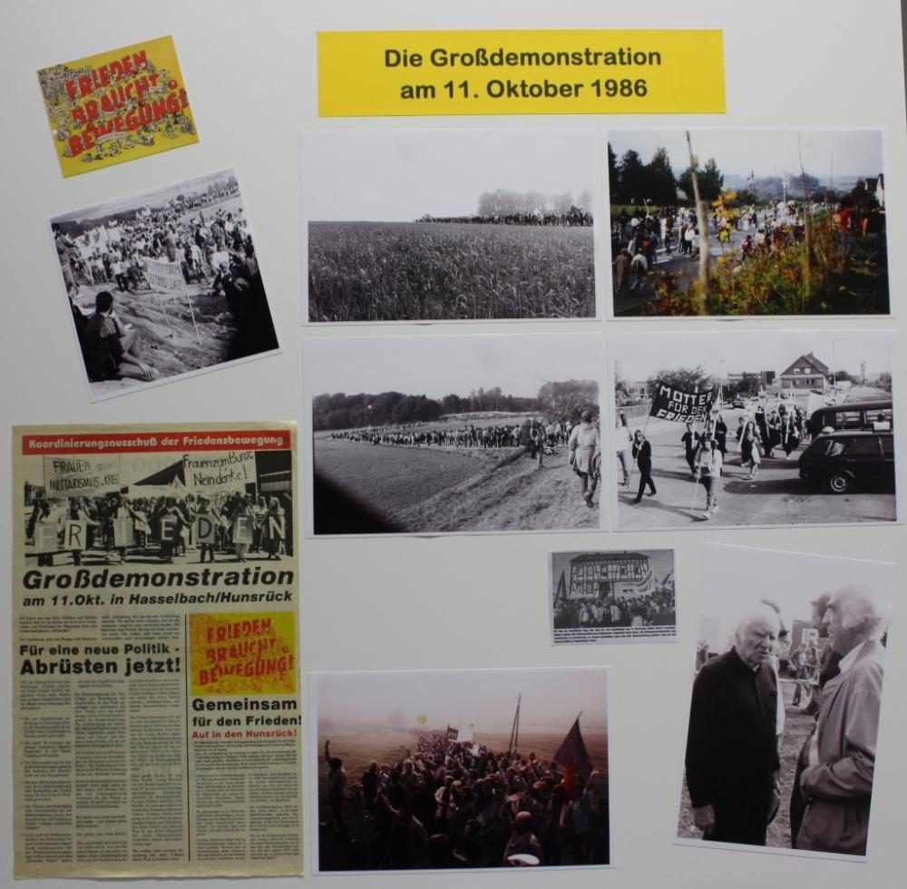 Ausstellung 25 Jahre Großdemo im Haus der regionalen Geschichte in Kastellaun