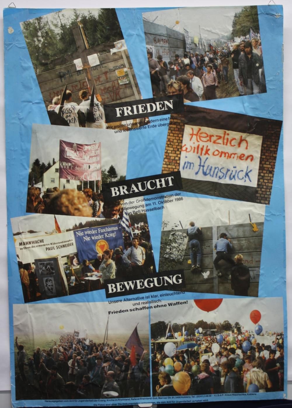 Ausstellung 25 Jahre Großdemo im Haus der regionalen Geschichte in Kastellaun