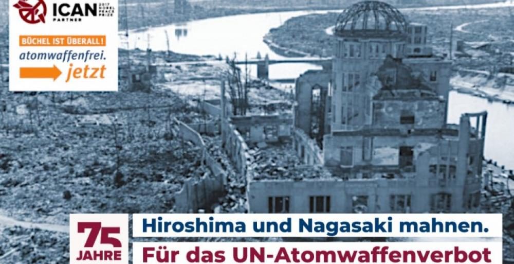 Mahnwache für die Opfer von Hiroshima und Nagasaki