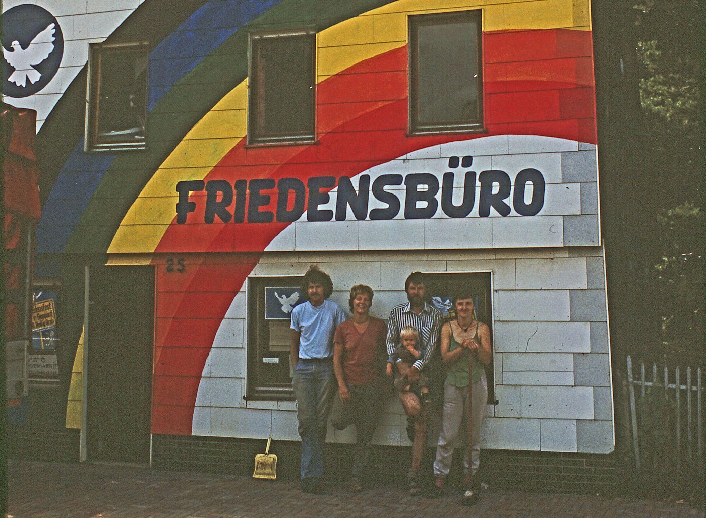 Das Friedensbüro in Kastellaun 1986, Organisationszentrale der Friedensinitiative